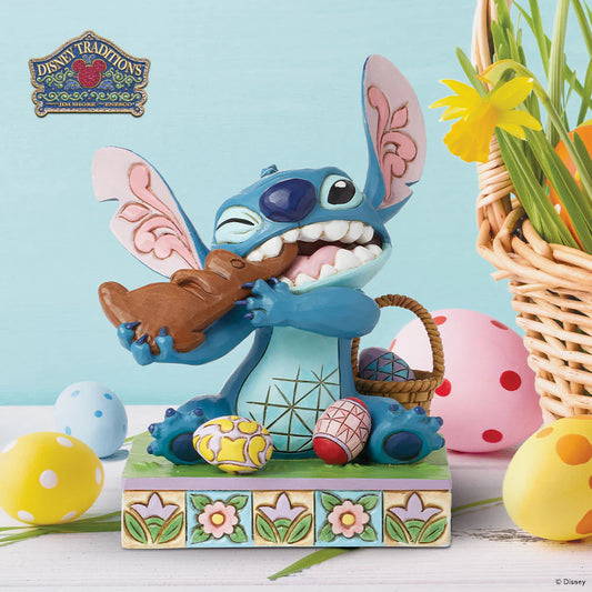 Jim Shore Disney Traditions stitch coniglietto pasqua