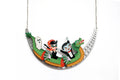 collana artigianale laliblue drago rollercoaster halloween