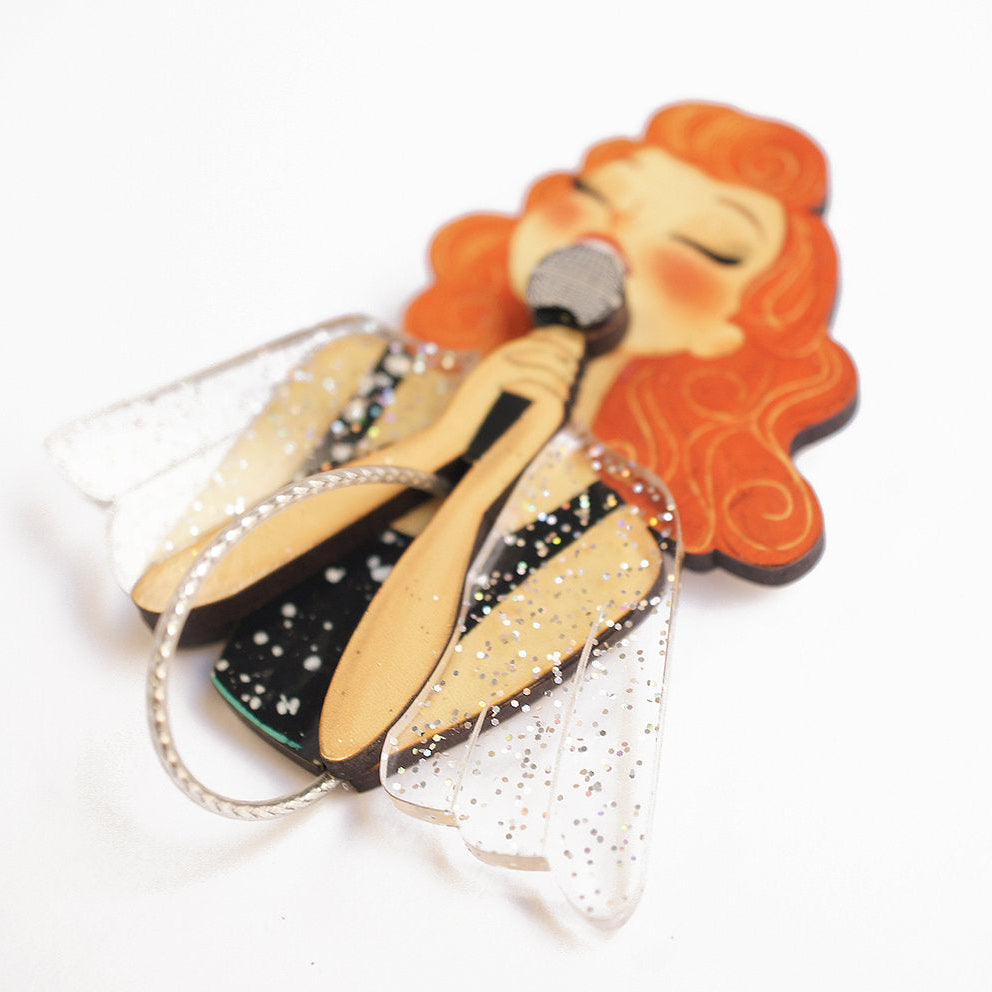 spilla fatta a mano pin up stile retrò