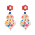 orecchini stile vintage madreperla natale
