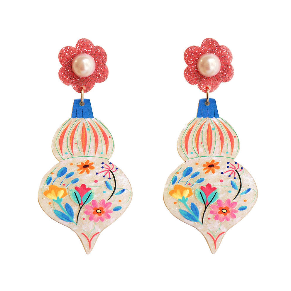 orecchini stile vintage madreperla natale