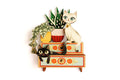 spilla artigianale gatti vintage