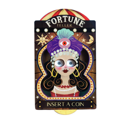 spilla artigianale maga indovina occhi ipnosi