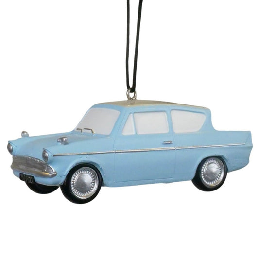 macchina volante film Harry Potter decorazione natalizia