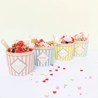 Miss Etoile - set di coppette gelato colorate