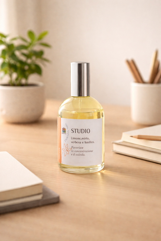 olfattiva spray profumato ambiente persona studio