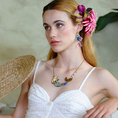 orecchino originale con pesce