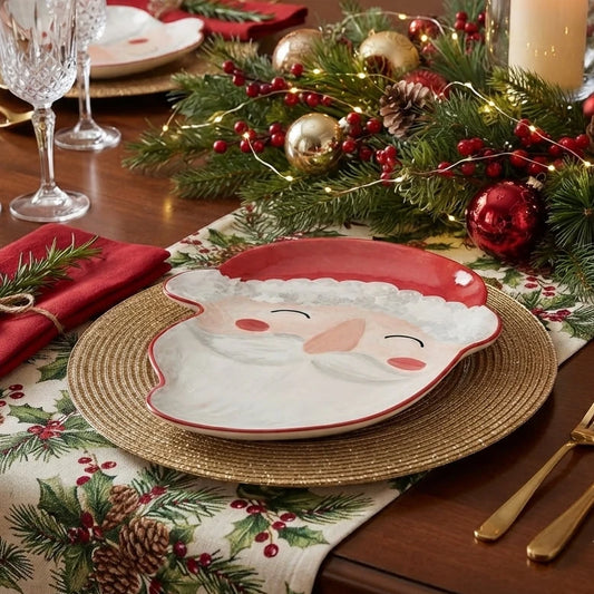 easy life piatto natalizio portata babbo natale