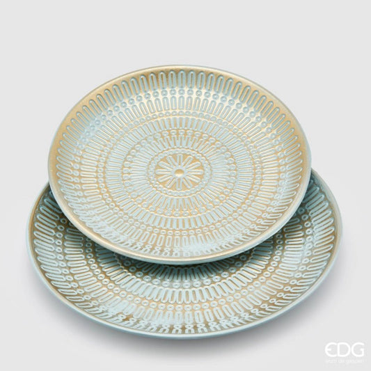 EDG - piatto Mandala azzurro 29cm