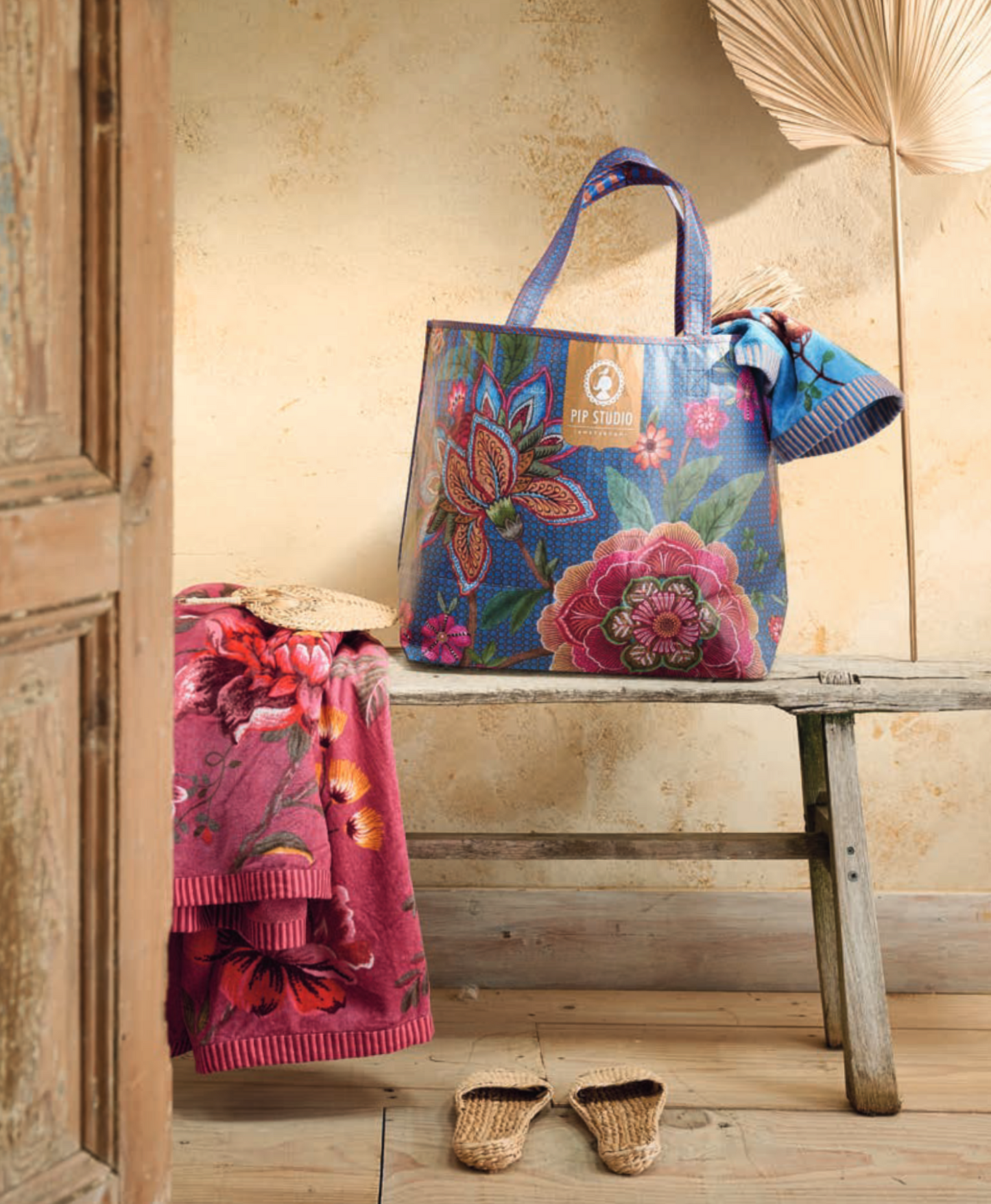 Pip Studio - telo mare Secret Garden 100x180 cm Blue