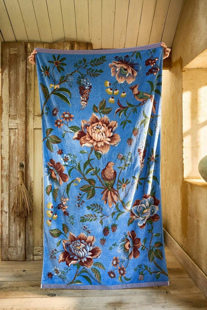 Pip Studio - telo mare Secret Garden 100x180 cm Blue