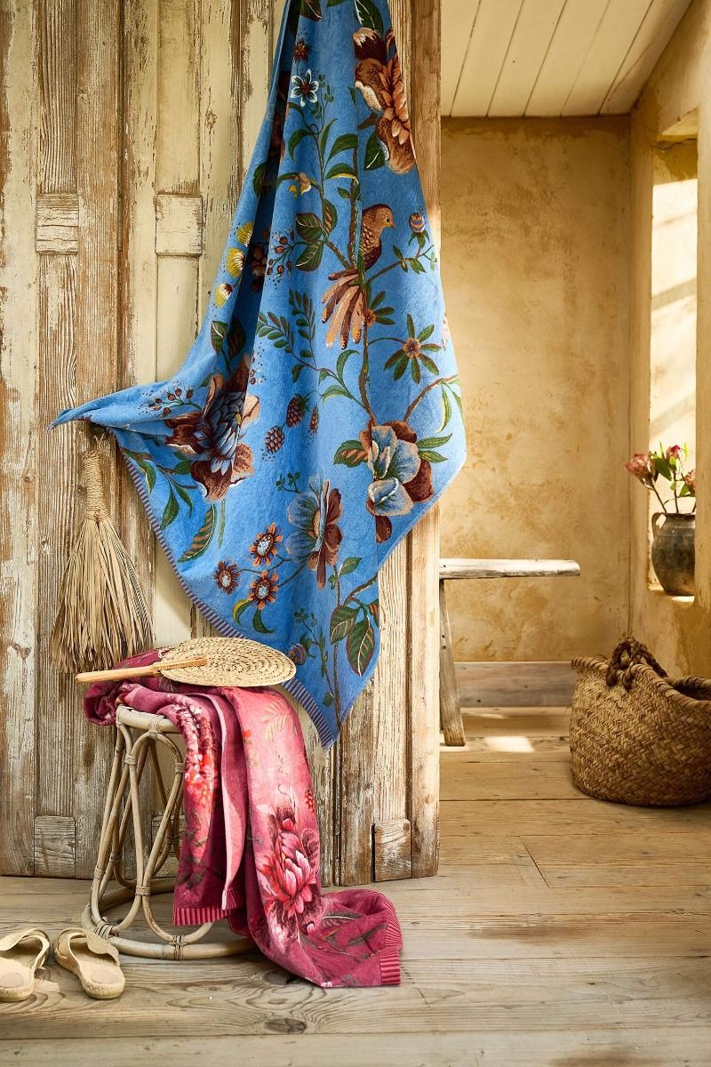 Pip Studio - telo mare Secret Garden 100x180 cm Blue