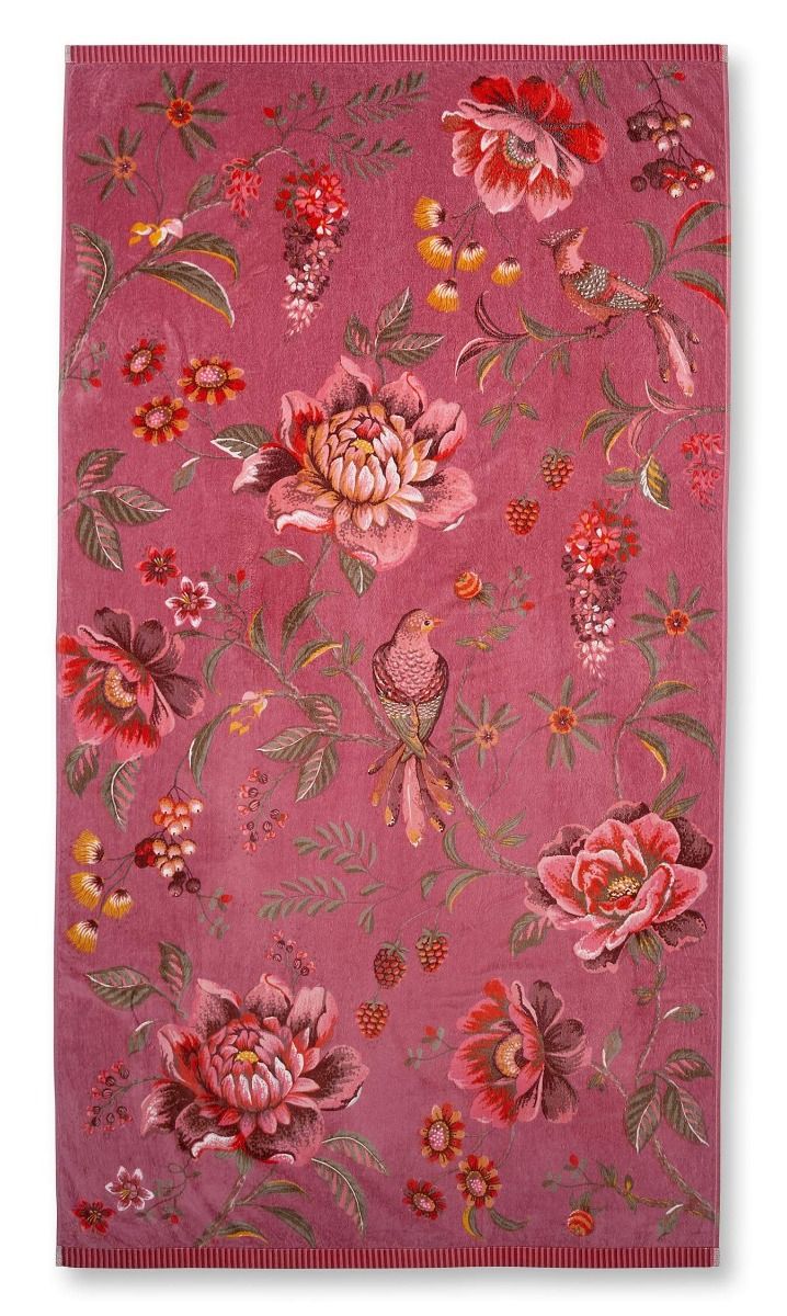 Pip Studio - telo mare Secret Garden 100x180 cm Mauve
