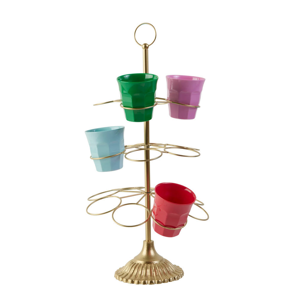 espositore cucina bicchieri rice melamina oro