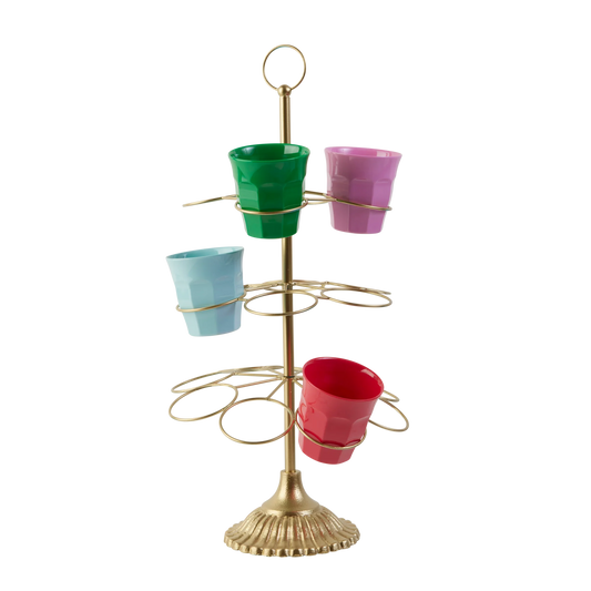 espositore cucina bicchieri rice melamina oro