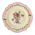 piatto piano decorativo da portata con fiori vintage nathalie Lete