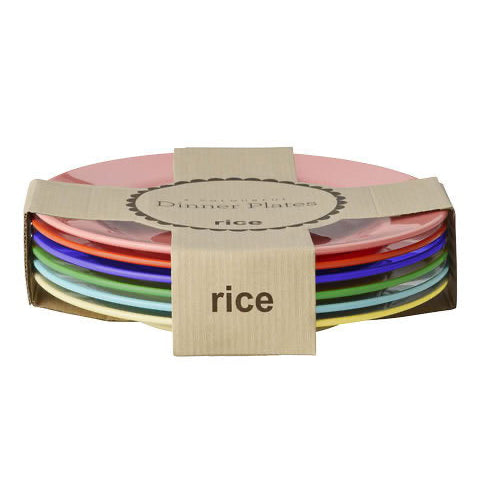 set picnic piatti melamina colorati
