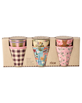 set 6 bicchieri rice melamina idea regalo