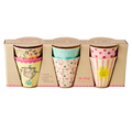 set tazze melamina rice