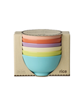 Rice - Set 6 Ciotole in melamina colorate 15x19 cm