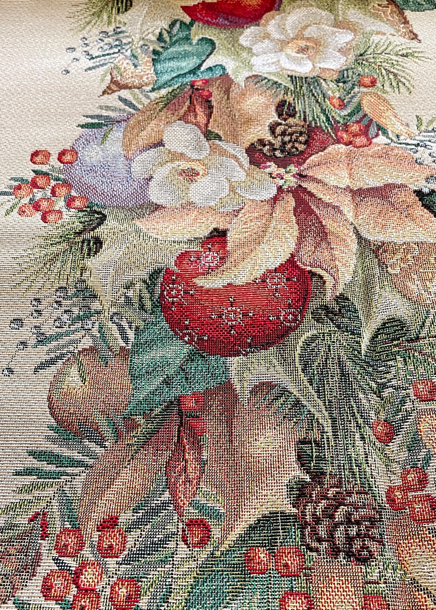 runner poinsettie vingi tavola natale