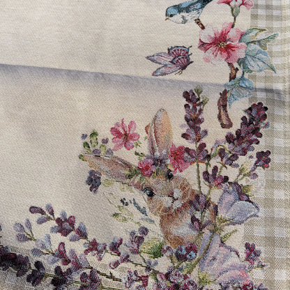 dettaglio runner coniglio pasqua lavanda