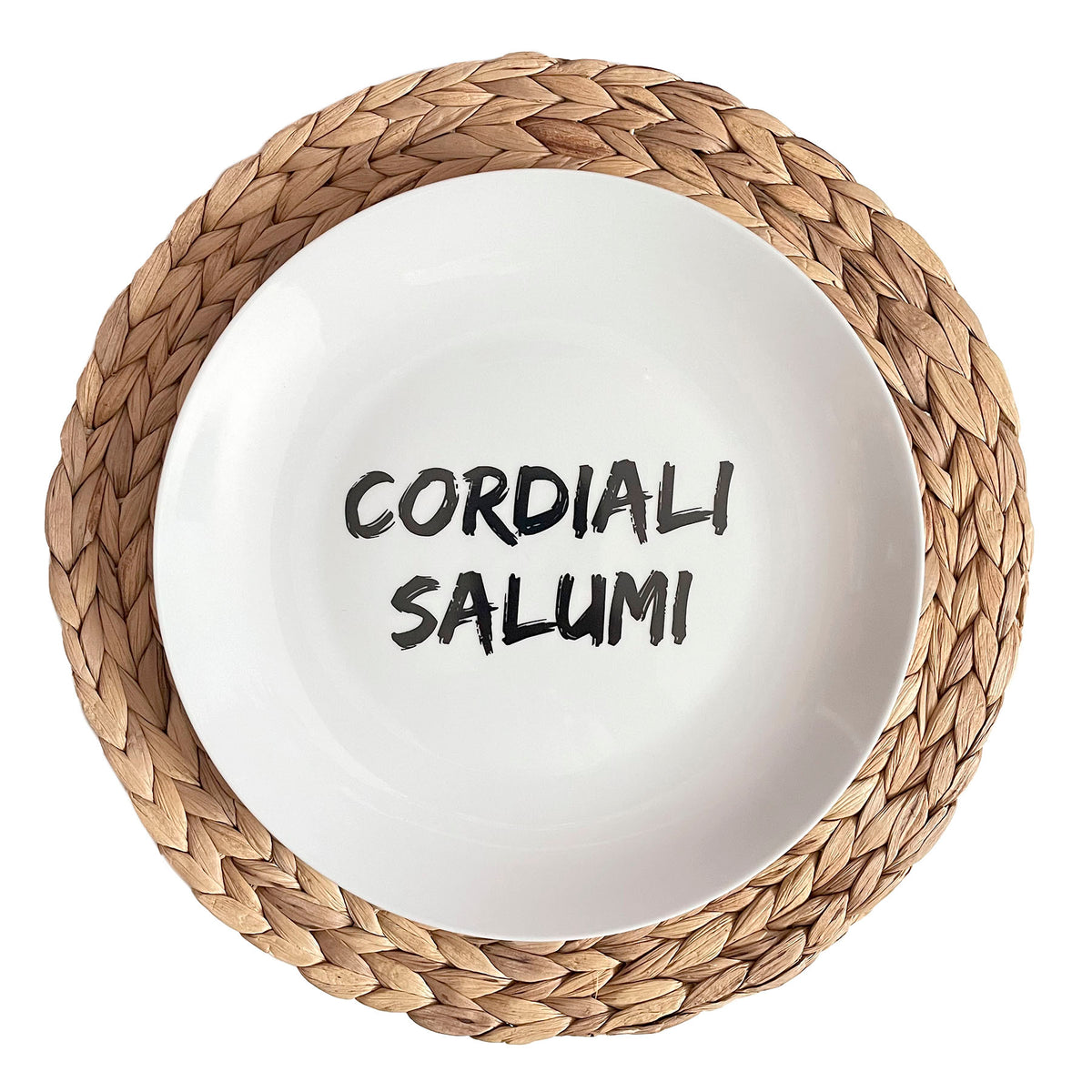 piatto divertente cordiali salumi