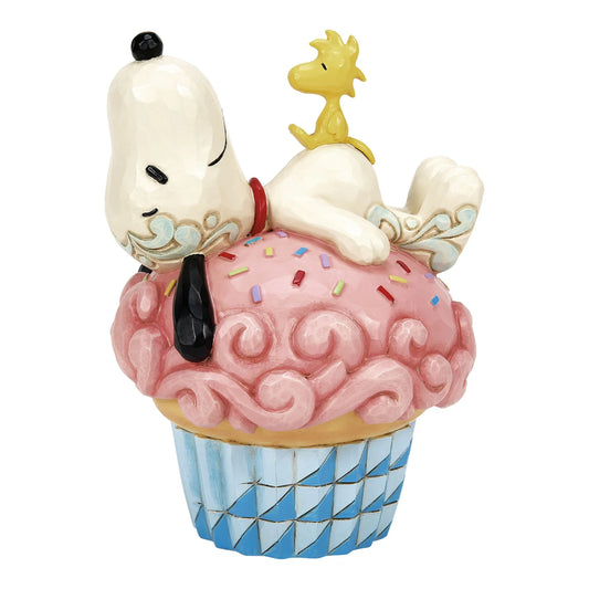 snoopy e woodstock su cupcake jim shore