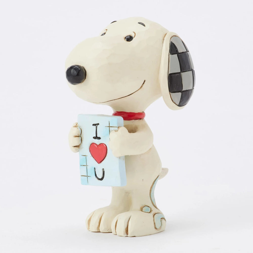 figure da collezione snoopy i love you