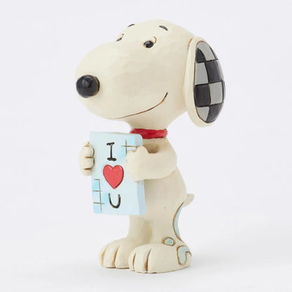 figure da collezione snoopy i love you