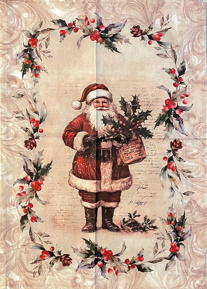 strofinaccio cucina stampa digitale vingi babbo natale