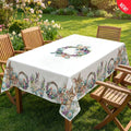 tovaglia 150 x 180 pasqua conigli fiori uova