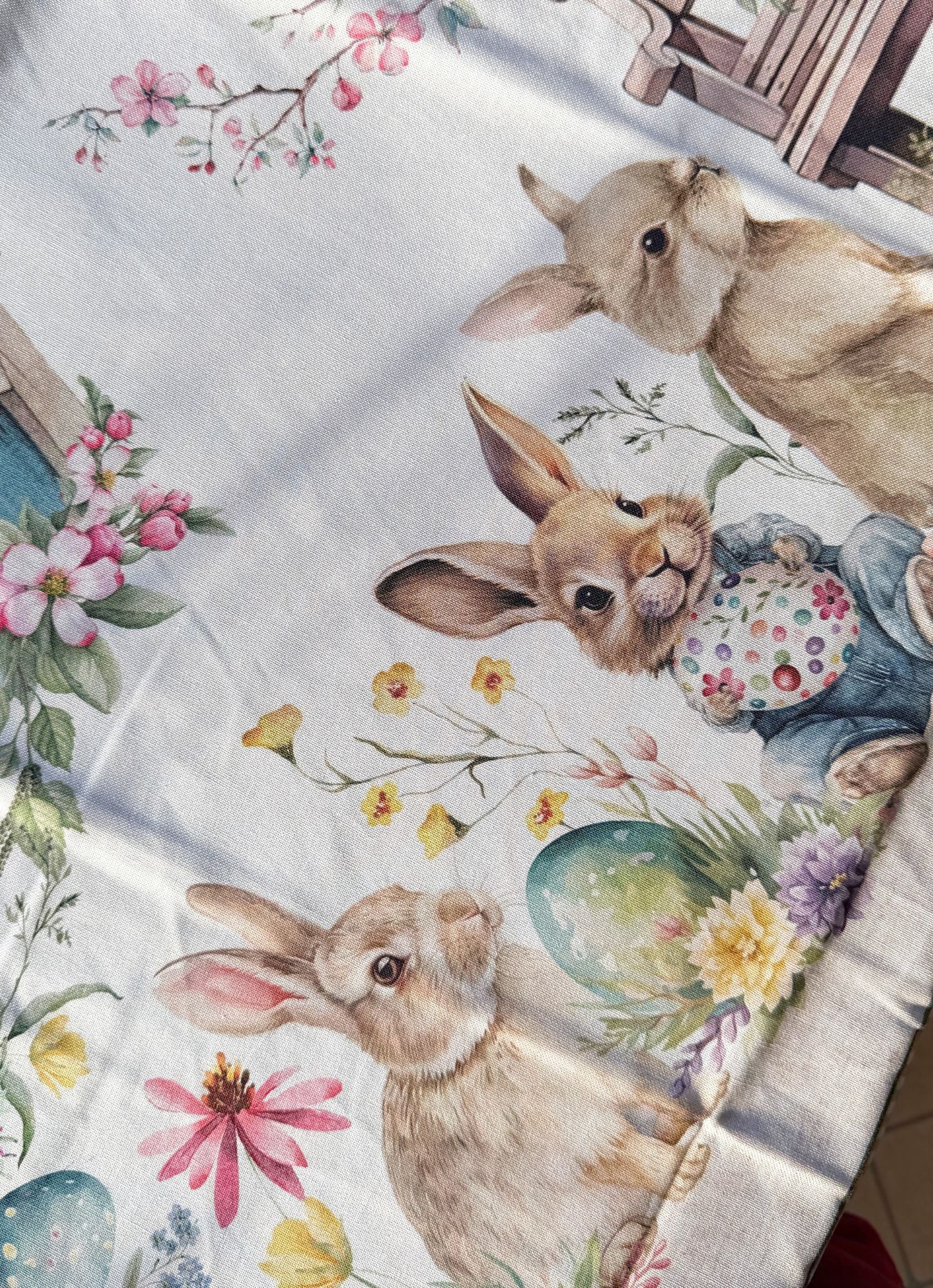 tovaglia pasqua cotone stile country