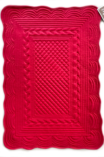 tovaglietta americana rossa cotone