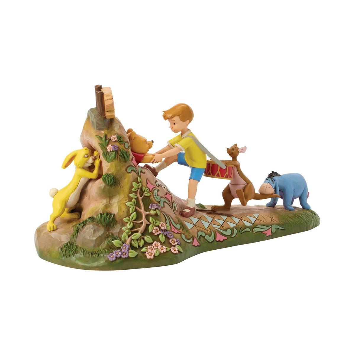 Winnie the Pooh incastrato nell'albero figure