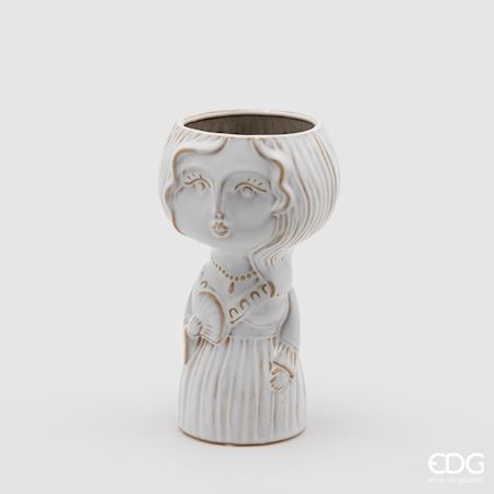 EDG vaso lady in ceramica