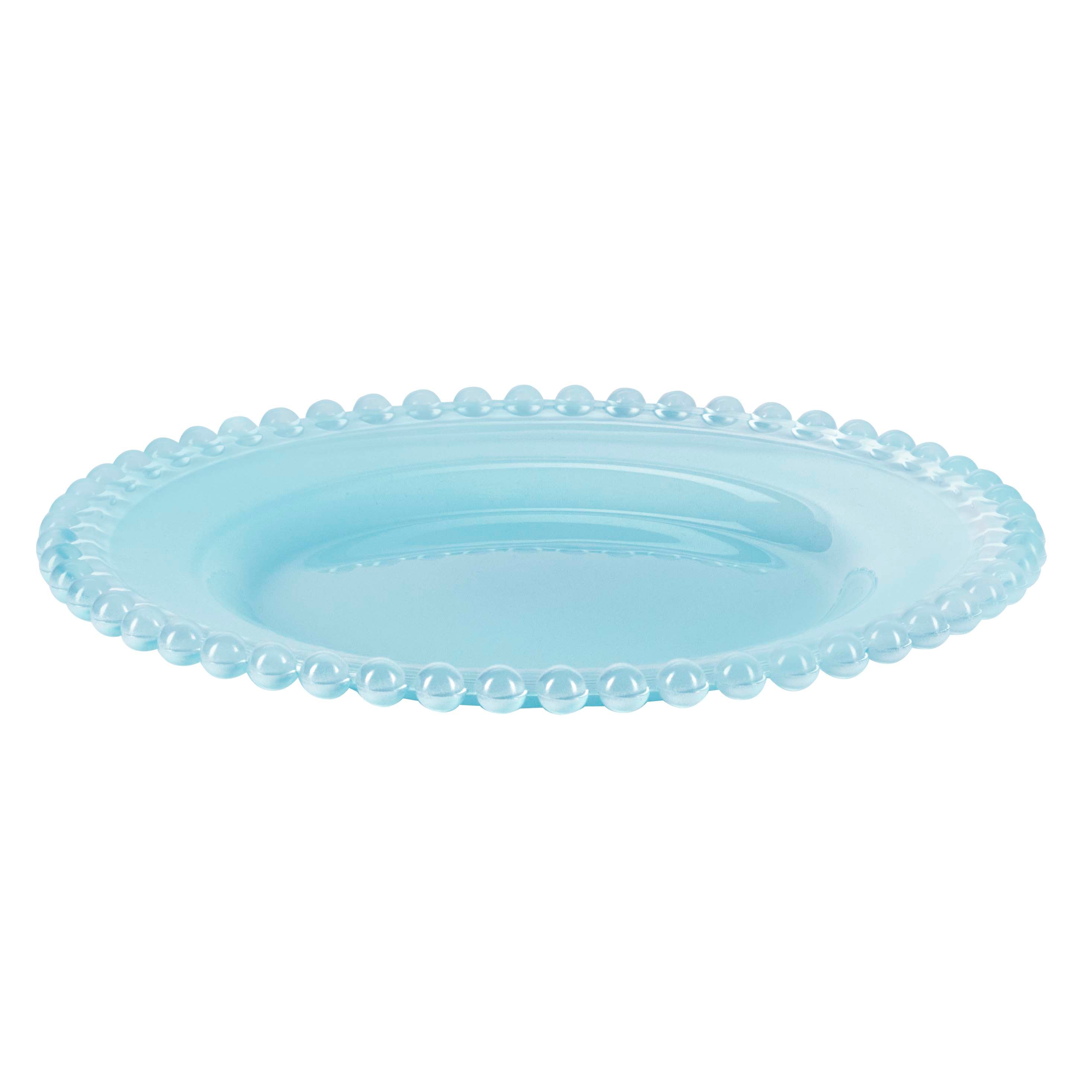 Miss étoile piatto trasparente azzurro 21 cm