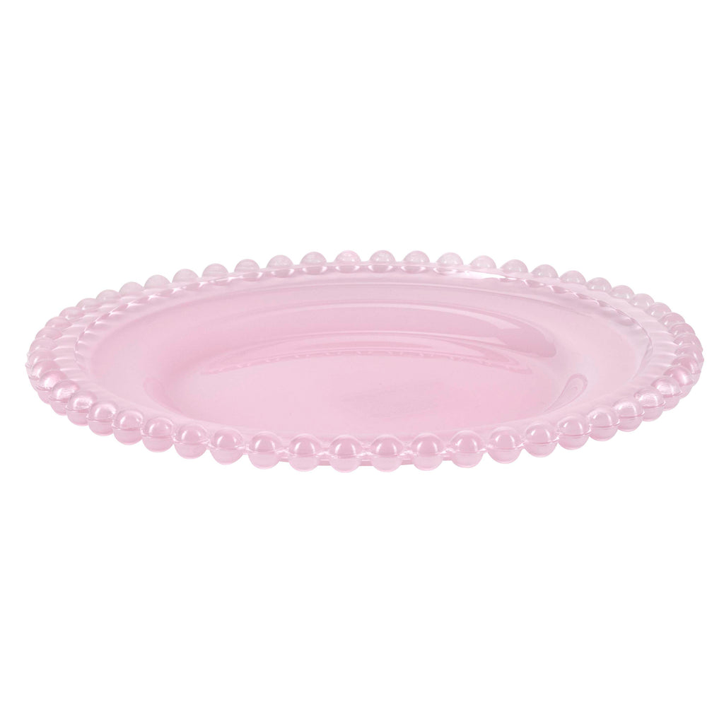 Miss étoile piatto da torta rosa vetro
