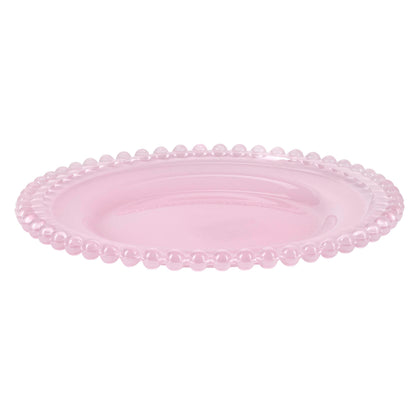 Miss étoile piatto da torta rosa vetro