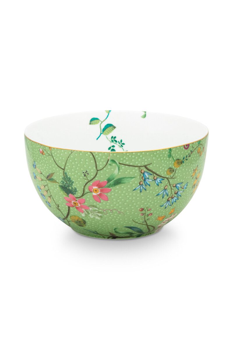 Ciotola verde stampa fiori Pip studio Jolie 
