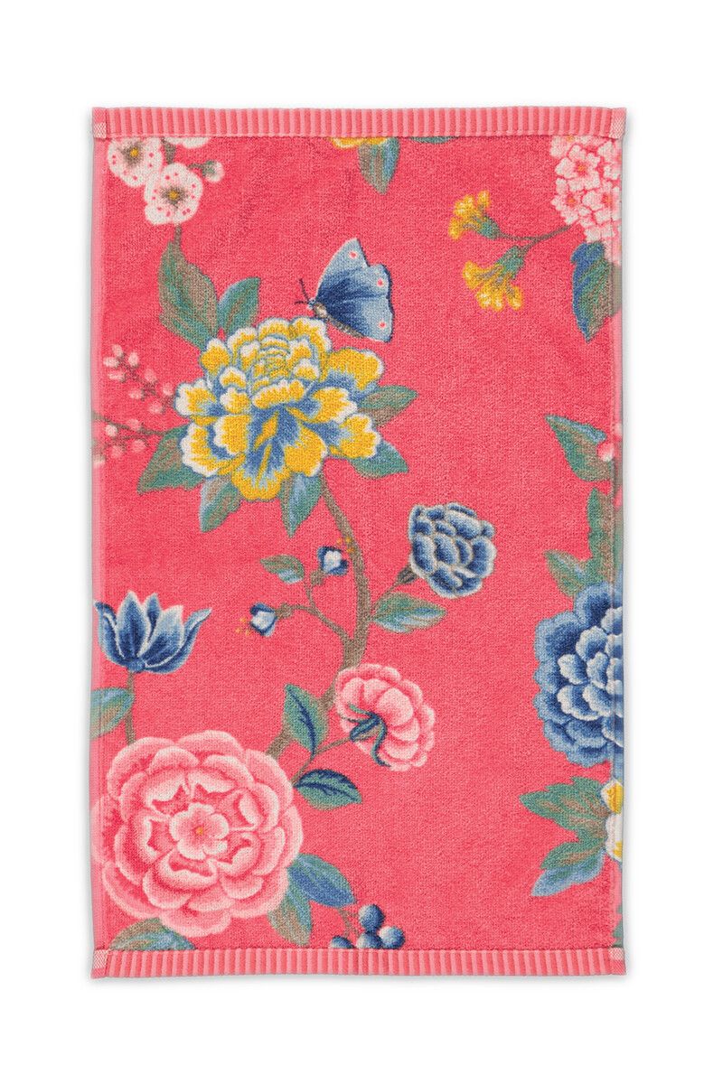 Pip Studio - Evening coppia asciugamano viso e ospite corallo