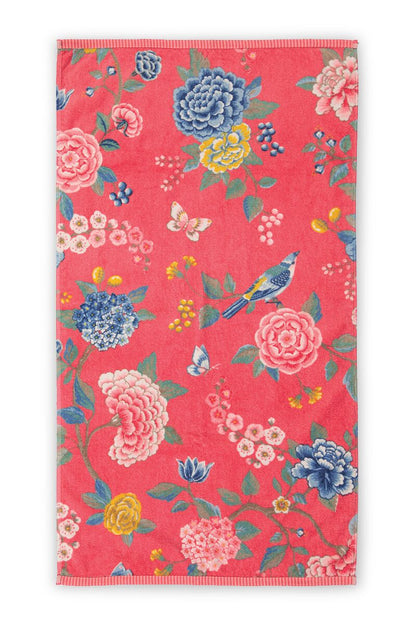 Pip Studio - Evening coppia asciugamano viso e ospite corallo